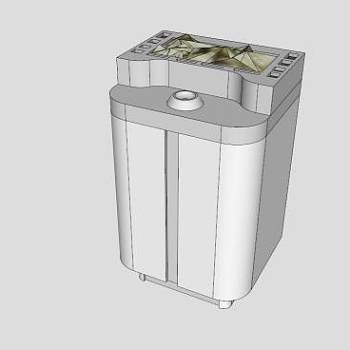 桑拿加热器SU模型下载_sketchup草图大师SKP模型