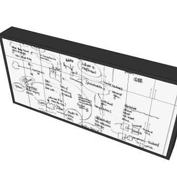 现代白板柜子SU模型下载_sketchup草图大师SKP模型