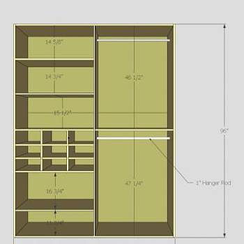 现代黄色衣柜SU模型下载_sketchup草图大师SKP模型