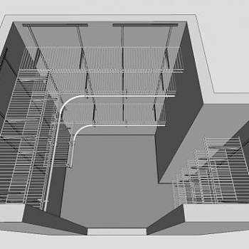 卧室壁柜衣橱SU模型下载_sketchup草图大师SKP模型