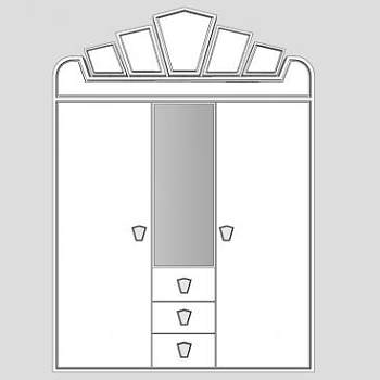 现代双开门式衣柜SU模型下载_sketchup草图大师SKP模型