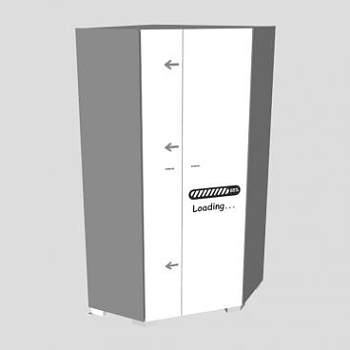 角落里衣柜SU模型下载_sketchup草图大师SKP模型