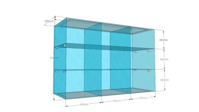 玻璃橱窗展柜SU模型下载_sketchup草图大师SKP模型