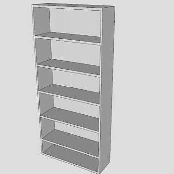 紧急技术书架SU模型下载_sketchup草图大师SKP模型