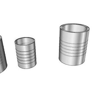 咖啡马口铁罐SU模型下载_sketchup草图大师SKP模型