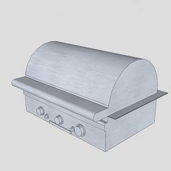 燃气烧烤机SU模型下载_sketchup草图大师SKP模型