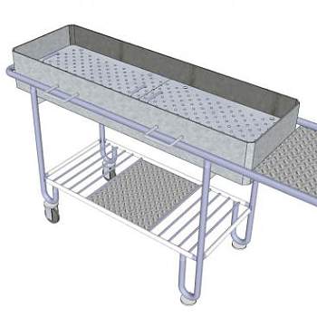 移动式金属烧烤架SU模型下载_sketchup草图大师SKP模型