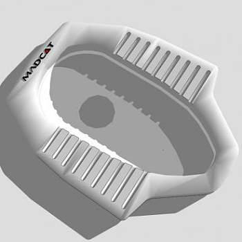 陶瓷蹲式厕所SU模型下载_sketchup草图大师SKP模型