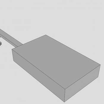 自动马桶进气阀SU模型下载_sketchup草图大师SKP模型