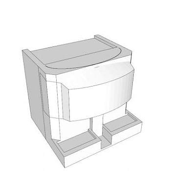 尿液分析仪SU模型下载_sketchup草图大师SKP模型