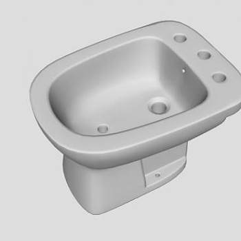 落地式小便器SU模型下载_sketchup草图大师SKP模型