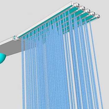 旋转淋浴头SU模型下载_sketchup草图大师SKP模型