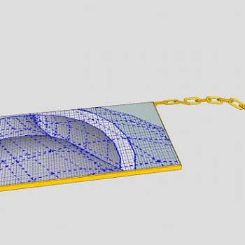 金属密匙环SU模型下载_sketchup草图大师SKP模型