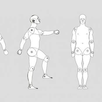 全人模特摆件SU模型下载_sketchup草图大师SKP模型