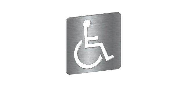 厕所标志残疾人SU模型下载_sketchup草图大师SKP模型