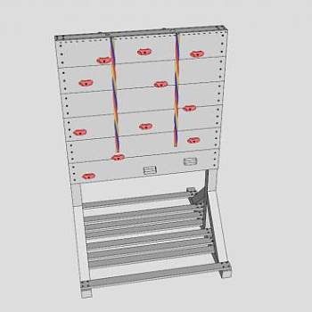 绳索攀爬墙SU模型下载_sketchup草图大师SKP模型