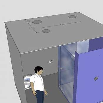 更衣室淋浴房SU模型下载_sketchup草图大师SKP模型