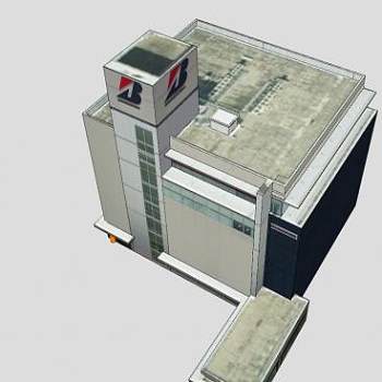 斯萨利亚九州销售楼房SU模型下载_sketchup草图大师SKP模型