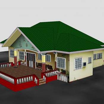 住宅售楼处SU模型下载_sketchup草图大师SKP模型