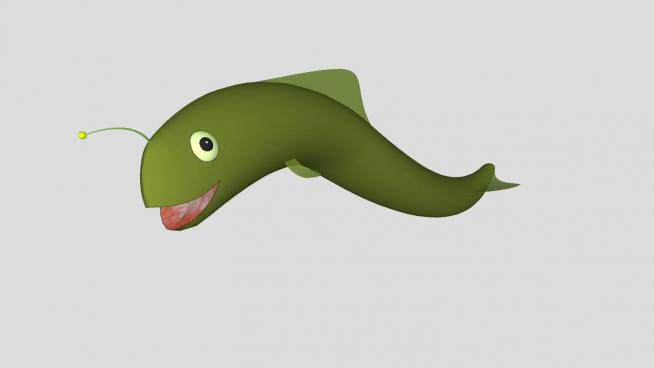 水生鱼类动物SU模型下载_sketchup草图大师SKP模型
