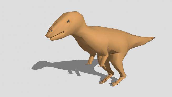 爬行动物恐龙SU模型下载_sketchup草图大师SKP模型