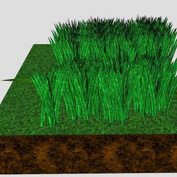 草丛中的青蛇SU模型下载_sketchup草图大师SKP模型