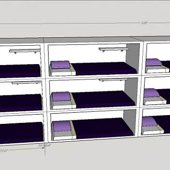 无家可归住房胶囊公寓SU模型下载_sketchup草图大师SKP模型