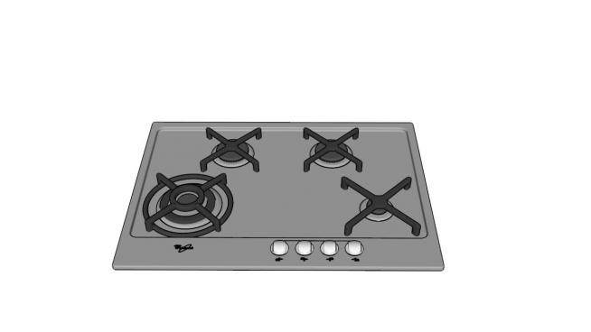 现代厨房炊具炉灶SU模型下载_sketchup草图大师SKP模型