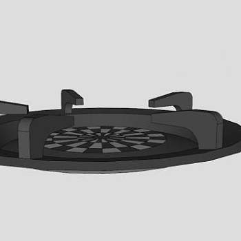 炊事厨具单灶SU模型下载_sketchup草图大师SKP模型