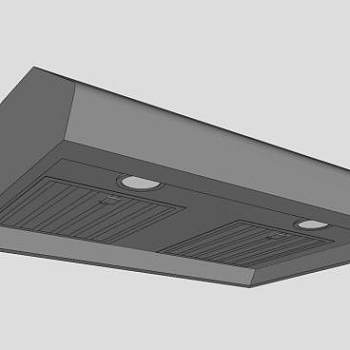 现代电器抽油烟机SU模型下载_sketchup草图大师SKP模型