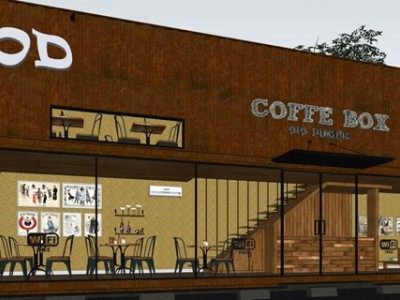 木质咖啡馆咖啡店SU模型下载_sketchup草图大师SKP模型