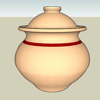 古伊比利亚陶瓷器SU模型下载_sketchup草图大师SKP模型