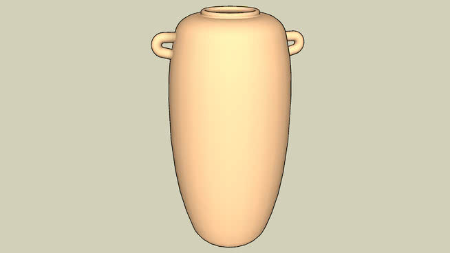 古伊比利亚双耳陶器SU模型下载_sketchup草图大师SKP模型