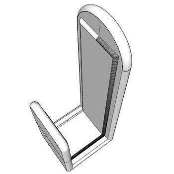 家用衣帽钩SU模型下载_sketchup草图大师SKP模型