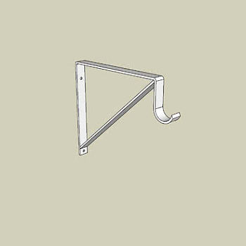 带杆钩的架子支架SU模型下载_sketchup草图大师SKP模型