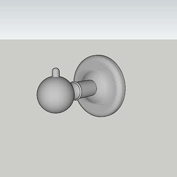 客厅壁式挂钩SU模型下载_sketchup草图大师SKP模型