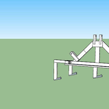 挂钩器支架SU模型下载_sketchup草图大师SKP模型