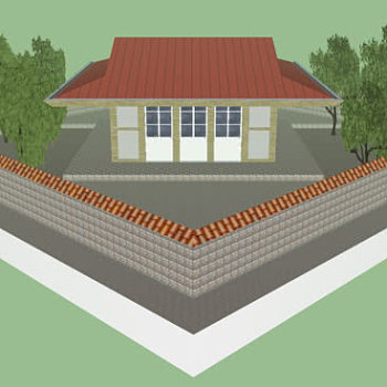 日式民用住宅SU模型下载_sketchup草图大师SKP模型