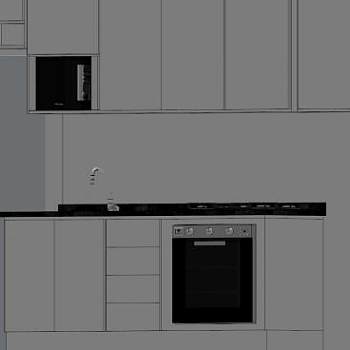 复古老式橱柜SU模型下载_sketchup草图大师SKP模型