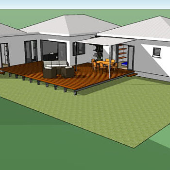 现代庭院住宅SU模型下载_sketchup草图大师SKP模型