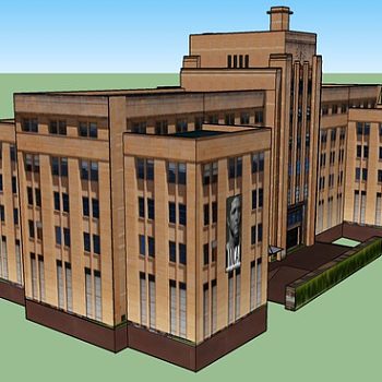 悉尼当代艺术博物馆SU模型下载_sketchup草图大师SKP模型