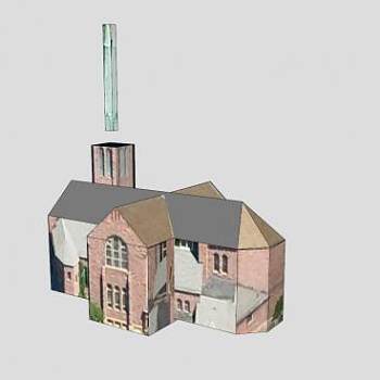 欧式住宅套房纹理建筑SU模型下载_sketchup草图大师SKP模型