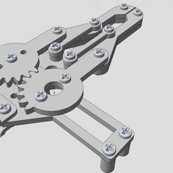 sketchup机械模型夹持器_su模型下载 草图大师模型_SKP模型