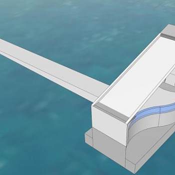 水上别墅码头建筑SU模型下载_sketchup草图大师SKP模型