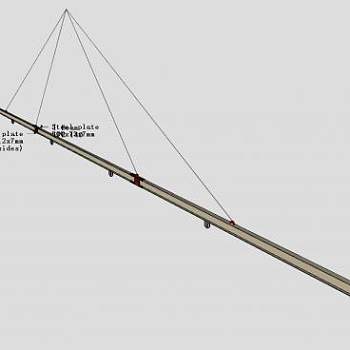 金属吊梁SU模型下载_sketchup草图大师SKP模型