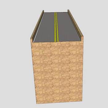 公路道路桥SU模型下载_sketchup草图大师SKP模型