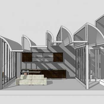 博伊斯汤普森植物园公园SU模型下载_sketchup草图大师SKP模型