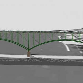 田纳西州诺克斯维尔桥梁SU模型下载_sketchup草图大师SKP模型