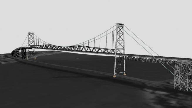 大陆高架桥建筑桥梁SU模型下载_sketchup草图大师SKP模型