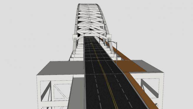 新泽西州高架桥SU模型下载_sketchup草图大师SKP模型